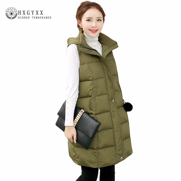 new 2017 autumn winter vest coat women sleeveless hooded casual jackets slim thick warm zipper a-line waistcoat outerwear oka483, Black;white
new 2017 autumn winter vest coat women sleeveless hooded casual jackets slim thick warm zipper a-line waistcoat outerwear oka483, Black;white