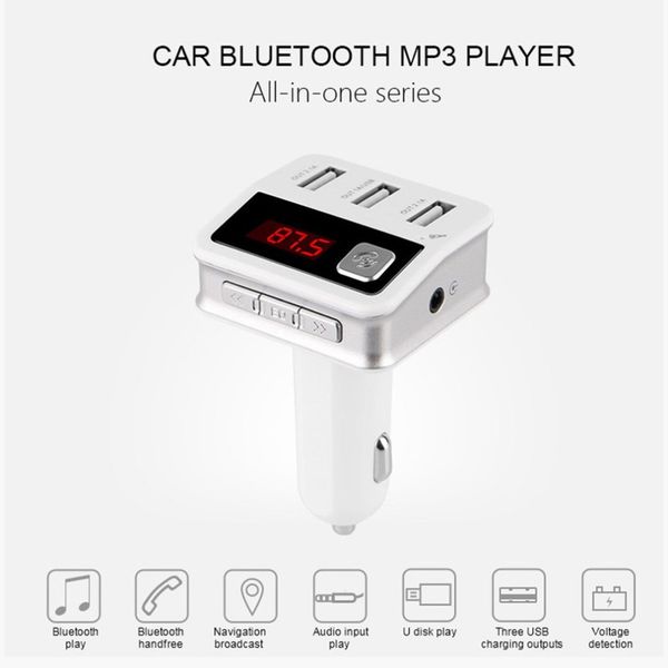 fm transmitter bluetooth fm transmitter wireless radio adapter handscar kit with dual usb ports and display screen
fm transmitter bluetooth fm transmitter wireless radio adapter handscar kit with dual usb ports and display screen