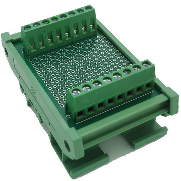double sided pcb terminal blocks distribution test prototyping board din rail mounted
double sided pcb terminal blocks distribution test prototyping board din rail mounted