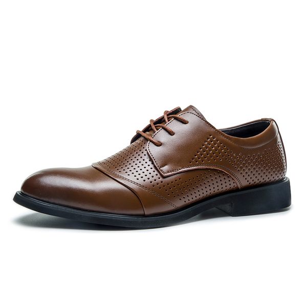 men business formal dress shoes breathable fashion oxford shoes leather lace-up men brown black large size
men business formal dress shoes breathable fashion oxford shoes leather lace-up men brown black large size