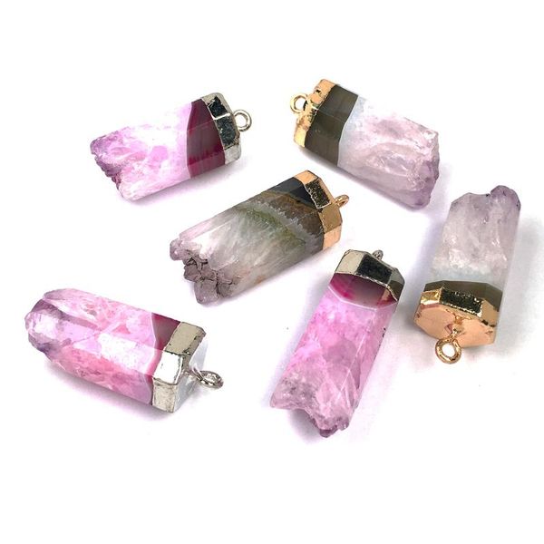 cylindrical natural stone white and pink agates pendant diy jewelry bulk stone personalized gift size 15x35-15x40mm, Bronze;silver
cylindrical natural stone white and pink agates pendant diy jewelry bulk stone personalized gift size 15x35-15x40mm, Bronze;silver