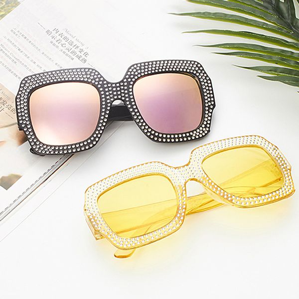 mllse oversize rhinestone sunglasses for women brand faux jewels square big frame female sun glasses ladies eyewear, White;black
mllse oversize rhinestone sunglasses for women brand faux jewels square big frame female sun glasses ladies eyewear, White;black