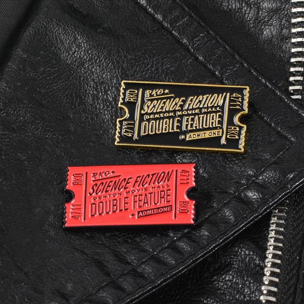 2019 new fashion unique design enamel horror movie ticket brooch pin bag denim jacket collar badge enamel pin punk gift, Gray
2019 new fashion unique design enamel horror movie ticket brooch pin bag denim jacket collar badge enamel pin punk gift, Gray