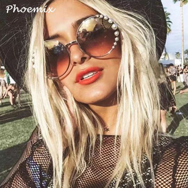 phoemix round pearl sunglasses modis feminino 2019 vintage women brand sun glasses gradient uv400, White;black
phoemix round pearl sunglasses modis feminino 2019 vintage women brand sun glasses gradient uv400, White;black
