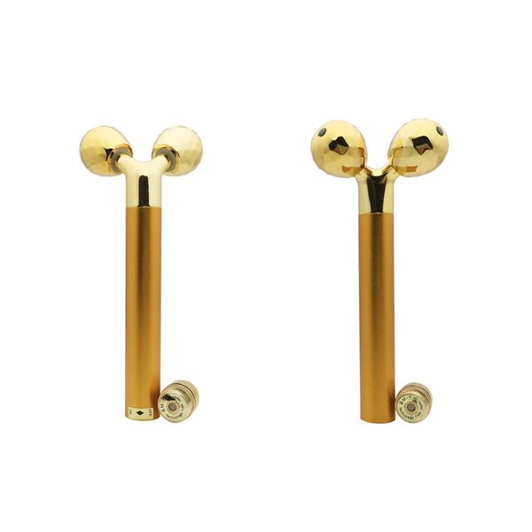 electric 24k gold roller beauty stick 3d roller facial massager slimming face lift roller v face mini ball rolling massager
electric 24k gold roller beauty stick 3d roller facial massager slimming face lift roller v face mini ball rolling massager