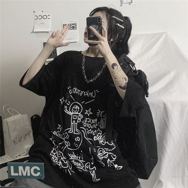 graffiti t shirt short tiktok clothes sleeve streetwear harajuku high street women clothing 2020 summer loose new tshirt, White
graffiti t shirt short tiktok clothes sleeve streetwear harajuku high street women clothing 2020 summer loose new tshirt, White