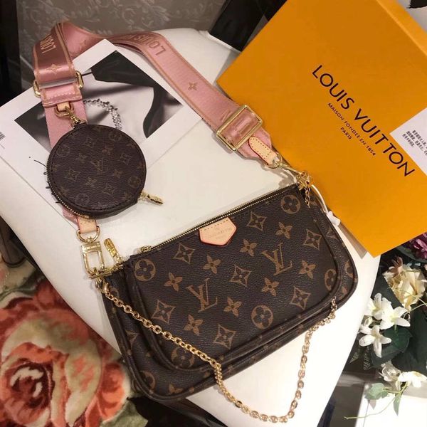 favorite multi pochette accessories designer luxury handbag purse genuine leather l flower shoulder crossbody bag ladies purses 3 pcs purse, Black
favorite multi pochette accessories designer luxury handbag purse genuine leather l flower shoulder crossbody bag ladies purses 3 pcs purse, Black