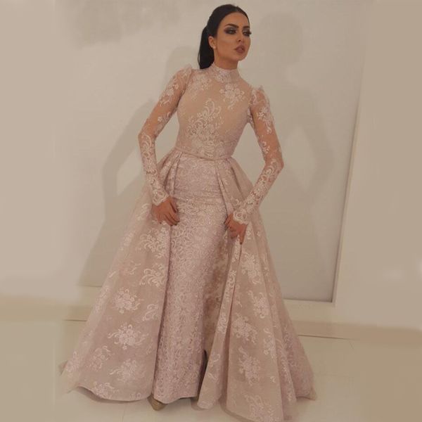 long sleeve see through tulle appliques evening gowns 2020 robe de soiree muslim illusion backless lace mermaid prom dresses, Black;red
long sleeve see through tulle appliques evening gowns 2020 robe de soiree muslim illusion backless lace mermaid prom dresses, Black;red