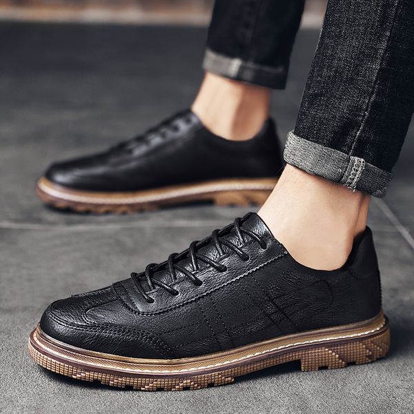 genuine leather men casual flats waterproof dress oxford man shoes lace up for work male business leather shoes for men *h1909, Black
genuine leather men casual flats waterproof dress oxford man shoes lace up for work male business leather shoes for men *h1909, Black
