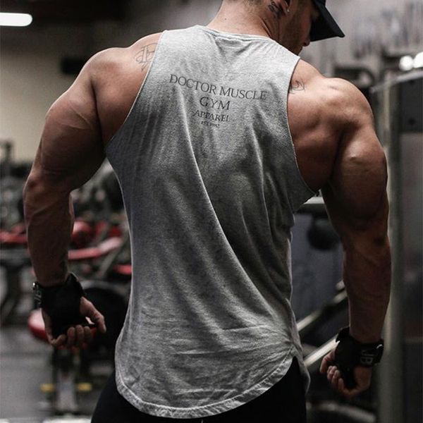 summer sleeveless sports vest men' fitness vest cotton running training clothes wholesale, White;black
summer sleeveless sports vest men' fitness vest cotton running training clothes wholesale, White;black