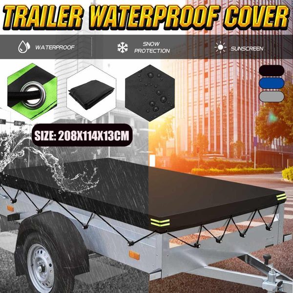 208x114x13cm trailer cover sunshade outdoor snow protection waterproof dustproof car roof tent cover canopy
208x114x13cm trailer cover sunshade outdoor snow protection waterproof dustproof car roof tent cover canopy