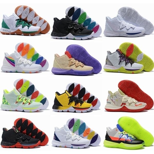 2019 new mens 5s kyrie basketball shoes 5 irving easter day graffiti rainbow ikhet black magic des chaussures baskets sports sneakers
2019 new mens 5s kyrie basketball shoes 5 irving easter day graffiti rainbow ikhet black magic des chaussures baskets sports sneakers