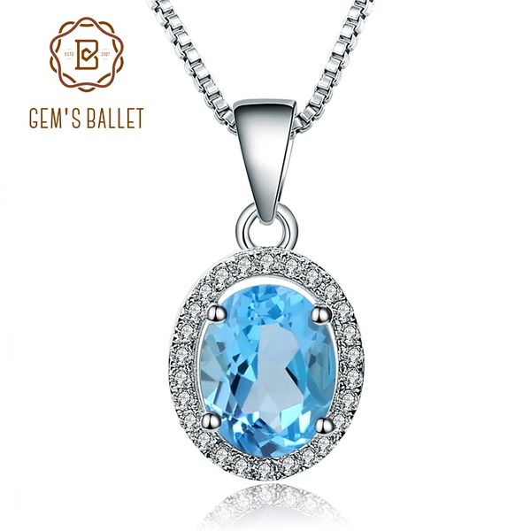 gem's ballet fine jewelry natural blue z gemstone pendants necklace 925 sterling silver classic pendant for women
gem's ballet fine jewelry natural blue z gemstone pendants necklace 925 sterling silver classic pendant for women