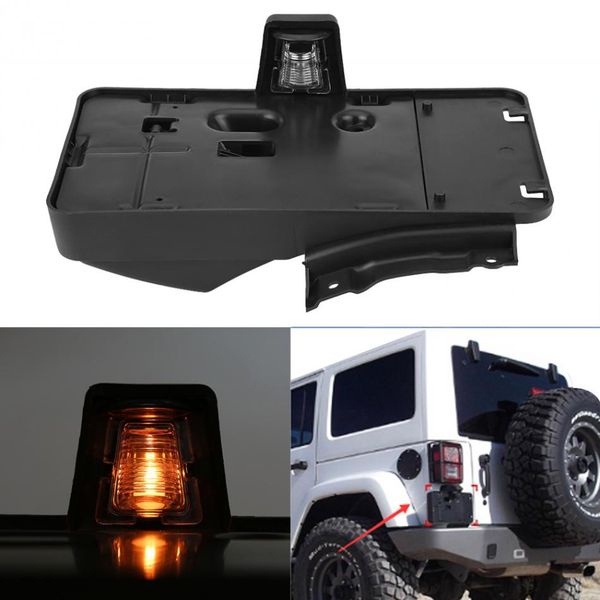 1pc car styling black rear car rear license plate frame light license plate holder tag cover with led light for jeep wrangler
1pc car styling black rear car rear license plate frame light license plate holder tag cover with led light for jeep wrangler