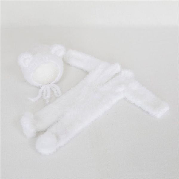 knit baby bear footed pajama prop set newborn footed sleeper outfit handmade baby soft hat and romper onesie newborn p props, White
knit baby bear footed pajama prop set newborn footed sleeper outfit handmade baby soft hat and romper onesie newborn p props, White