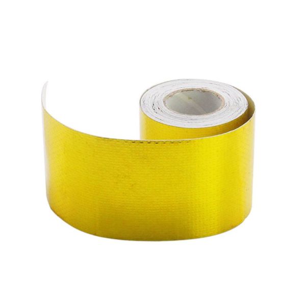 5m*5cm fiberglass heat reflective tape gold high temperature heat and sound shield wrap roll adhesive car styling
5m*5cm fiberglass heat reflective tape gold high temperature heat and sound shield wrap roll adhesive car styling