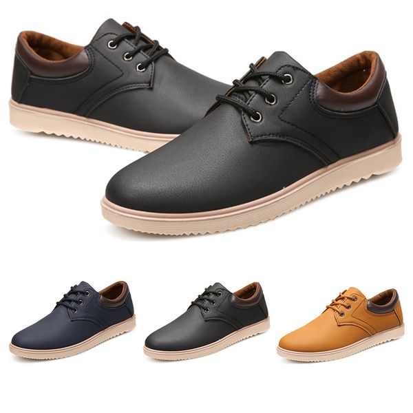 2019 whole sale work waterproof non-slip big scalp shoes men shoes leather shoes black navy blue brown designers sneakers size 39-44
2019 whole sale work waterproof non-slip big scalp shoes men shoes leather shoes black navy blue brown designers sneakers size 39-44
