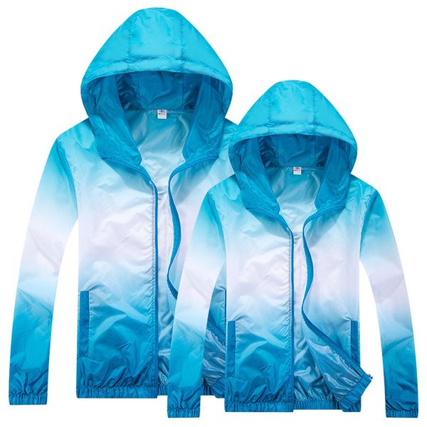 ultrat gradient color men&women quick dry skin waterproof anti-uv coats outdoor sports clothing camping hiking sports jacket, Blue;black
ultrat gradient color men&women quick dry skin waterproof anti-uv coats outdoor sports clothing camping hiking sports jacket, Blue;black