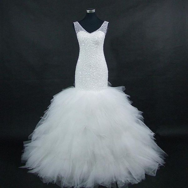 arabia 2019 new african full beaded v neck floor-length mermaid long wedding dresses bridal gowns with videos, White
arabia 2019 new african full beaded v neck floor-length mermaid long wedding dresses bridal gowns with videos, White