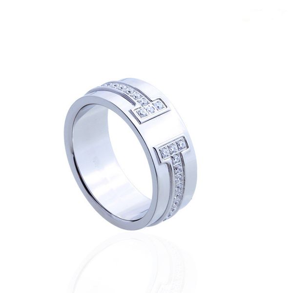 foreign trade goods wholesale diamond ring T grain ring fashion stainless steel ring engagement rings for women
foreign trade goods wholesale diamond ring T grain ring fashion stainless steel ring engagement rings for women