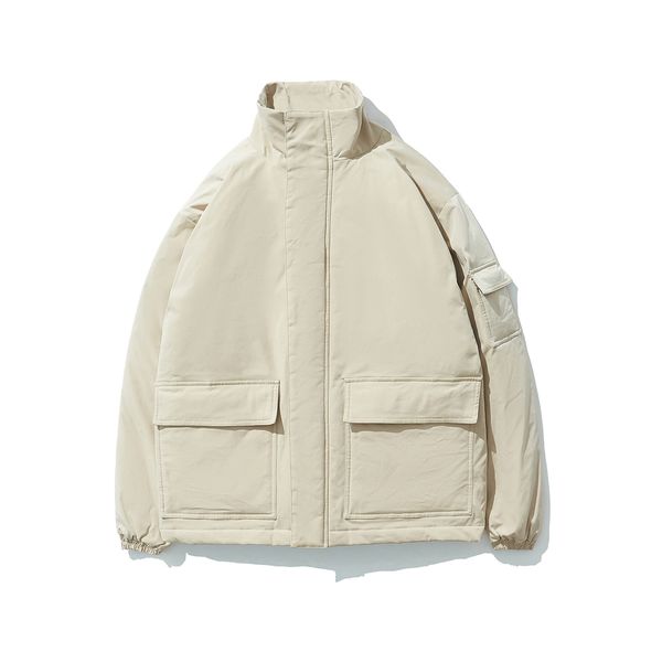 Jackets Designer Thick Solid Color Casual Coat Fashion Loose Warm Jackets Mens Winter Outerwear Clothing Hot Selling
Jackets Designer Thick Solid Color Casual Coat Fashion Loose Warm Jackets Mens Winter Outerwear Clothing Hot Selling
