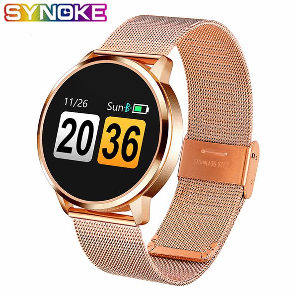synoke couple smart watch men women waterproof watches digital watch men wristwatch mens women's watches android ios couple gift, Slivery;brown
synoke couple smart watch men women waterproof watches digital watch men wristwatch mens women's watches android ios couple gift, Slivery;brown