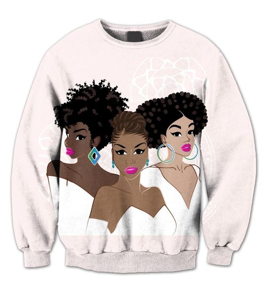 real american size melanin natural hair beauty 3d sublimation print crew neck sweatshirt plus size 3xl 4xl 5xl 6xl, Black
real american size melanin natural hair beauty 3d sublimation print crew neck sweatshirt plus size 3xl 4xl 5xl 6xl, Black