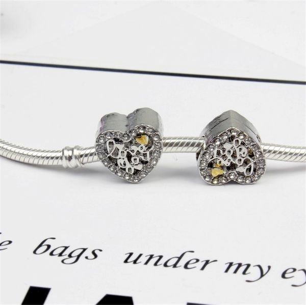 love you gold little heart alloy charm bead fashion jewelry stunning european style fit for pandora bracelet bangle, Black
love you gold little heart alloy charm bead fashion jewelry stunning european style fit for pandora bracelet bangle, Black