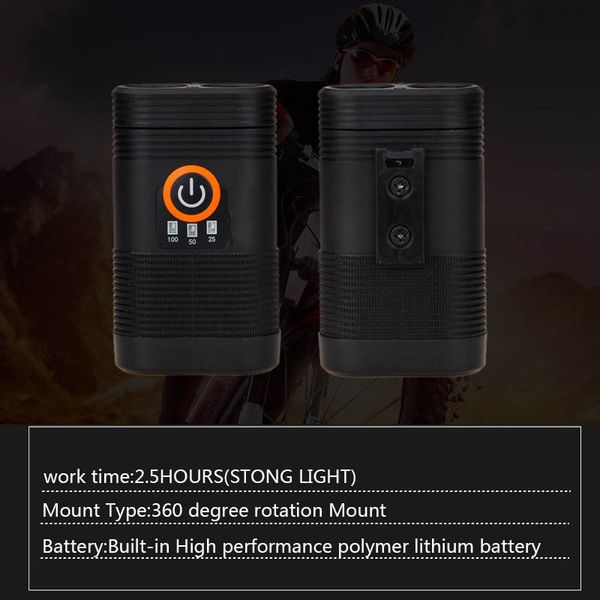 double led rechargeable bicycle head light 800lm bike usb lamp 360 rotating mount mck99
double led rechargeable bicycle head light 800lm bike usb lamp 360 rotating mount mck99
