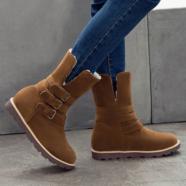 winter women's boots 2019 two-wear warm fur flock snow boots fashion comfort platform buckles shoes woman plush 2019, Black
winter women's boots 2019 two-wear warm fur flock snow boots fashion comfort platform buckles shoes woman plush 2019, Black