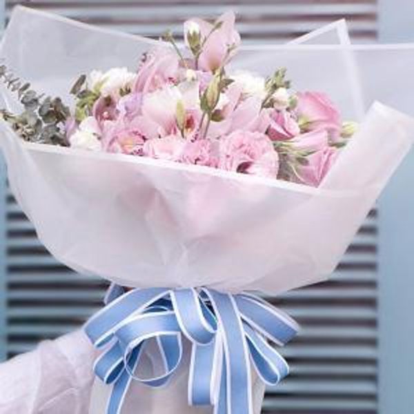 20pcs/lot frosted bouquet wrapping paper wedding holiday floral gift festival decoration packaging diy handmade material 10styles ffa1455n