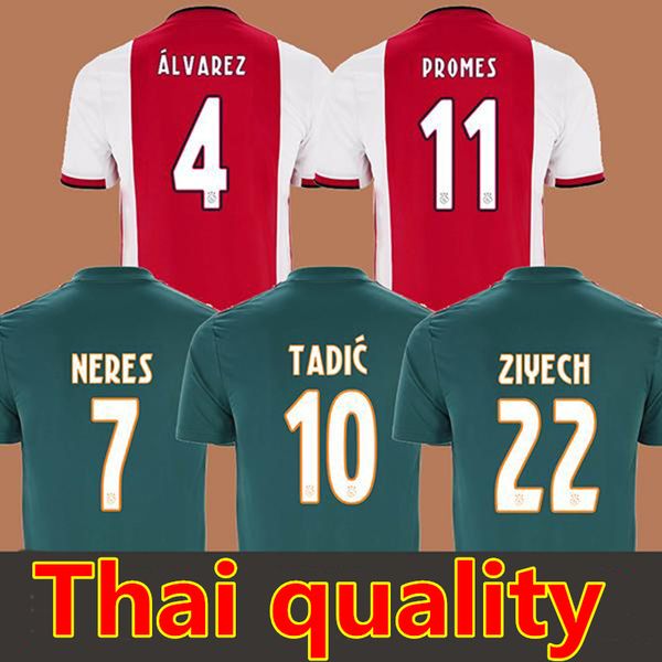 Thai quality 19 20 ajax home occer jer ey 21 de jong away hirt ajax 2019 2020 10 tadic 4 de ligt 22 ziyech men football uniform
Thai quality 19 20 ajax home occer jer ey 21 de jong away hirt ajax 2019 2020 10 tadic 4 de ligt 22 ziyech men football uniform