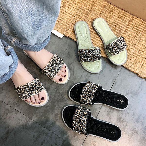 shoes rubber slippers slipers women slides fashion 2020 flat luxury basic pu bling shoes woman 2020 slippers casual slipers, Black
shoes rubber slippers slipers women slides fashion 2020 flat luxury basic pu bling shoes woman 2020 slippers casual slipers, Black