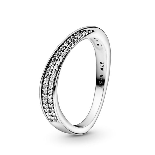 925 sterling silver pave wave ring with pandora original box real cubic zirconia diamond engagement wedding rings sets 18k white gold plated, Slivery;golden
925 sterling silver pave wave ring with pandora original box real cubic zirconia diamond engagement wedding rings sets 18k white gold plated, Slivery;golden