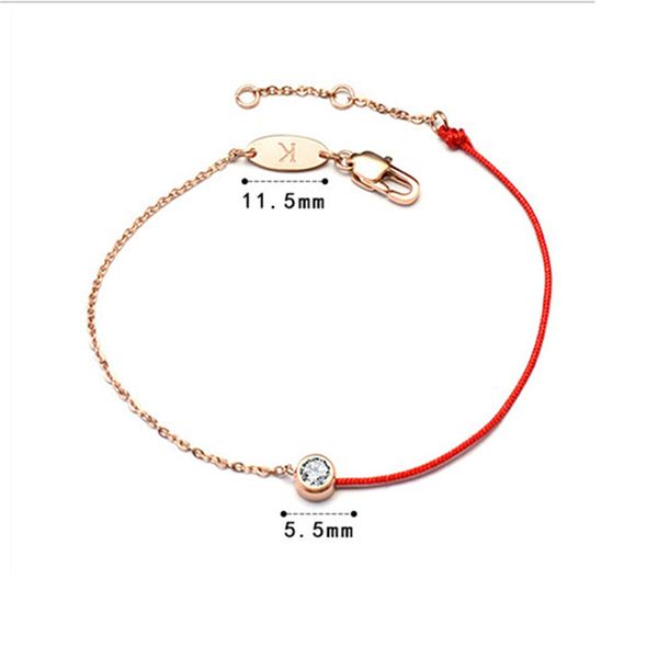 red thread line string bracelets stainless steel rose gold handmade red rope chain zirconia bangles jewelry women gifts g5, Golden;silver
red thread line string bracelets stainless steel rose gold handmade red rope chain zirconia bangles jewelry women gifts g5, Golden;silver