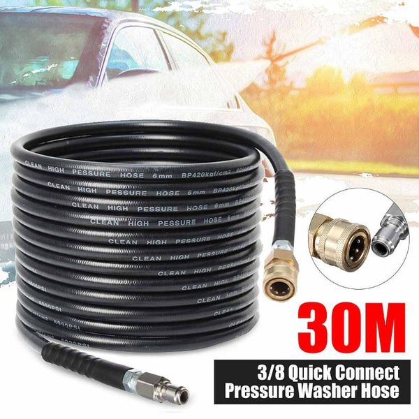 30m high pressure hose 5800psi 40mpa 3/8 quick connect for washing spray-gun water cleaning washer hose connecting
30m high pressure hose 5800psi 40mpa 3/8 quick connect for washing spray-gun water cleaning washer hose connecting