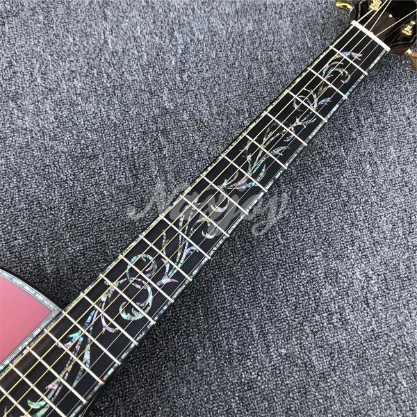 cherry 41 inch ps14 acoustic guitar,factory custom solid spruce cut way guitar,abalone inlays ebony fingerboard
cherry 41 inch ps14 acoustic guitar,factory custom solid spruce cut way guitar,abalone inlays ebony fingerboard