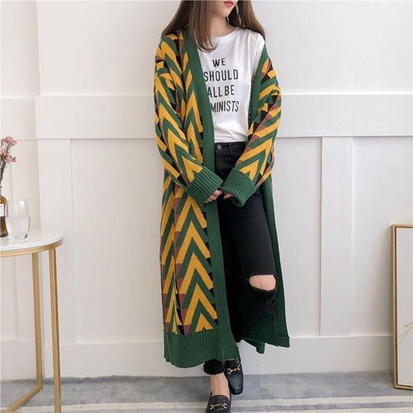 cbafu women long sweater cardigans autumn winter long sweater coat geometric knitting cardigans overcoat winter warm jumper p412, White
cbafu women long sweater cardigans autumn winter long sweater coat geometric knitting cardigans overcoat winter warm jumper p412, White