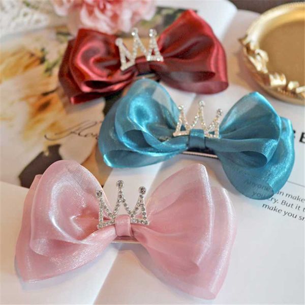 8pcs/lot children hairpin luster yarn hair bow clips princess crown hairgrips sweet girls birthday party hair accessories, Slivery;white
8pcs/lot children hairpin luster yarn hair bow clips princess crown hairgrips sweet girls birthday party hair accessories, Slivery;white