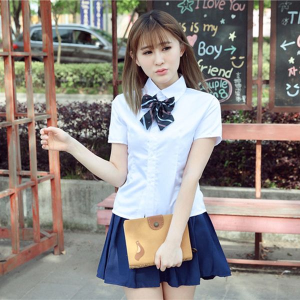 spring and autumn japanese korean of jk uniform girl's college style school uniform sailor suit set c26 university cos, Black;white
spring and autumn japanese korean of jk uniform girl's college style school uniform sailor suit set c26 university cos, Black;white
