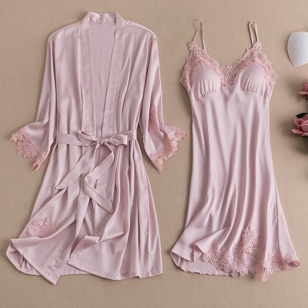 women's sleepwear soft sleep set spring intimate lingerie 2pcs kimono robe gray nightwear women lace homewear night wear bathrobe gown, Black;red
women's sleepwear soft sleep set spring intimate lingerie 2pcs kimono robe gray nightwear women lace homewear night wear bathrobe gown, Black;red