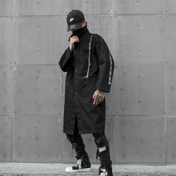 men loose casual windbreaker autumn big destroy hole long trench coat male streetwear hip hop punk jacket outerwear, Tan;black
men loose casual windbreaker autumn big destroy hole long trench coat male streetwear hip hop punk jacket outerwear, Tan;black