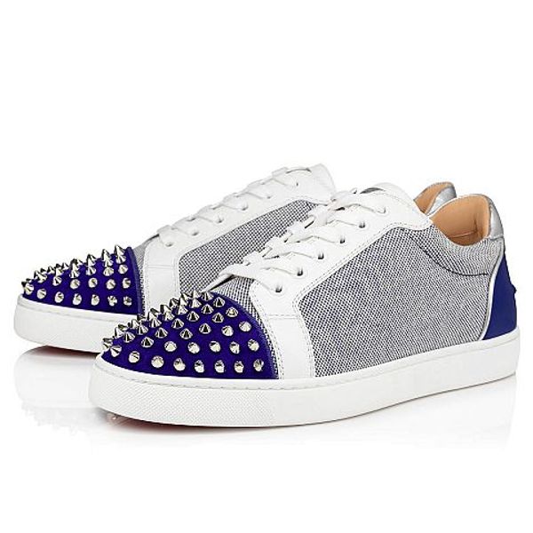 new season red bottom spiked shoes junior flats seavaste spikes orlato men sneakers red soles luxury designers walking flats with box, Black
new season red bottom spiked shoes junior flats seavaste spikes orlato men sneakers red soles luxury designers walking flats with box, Black
