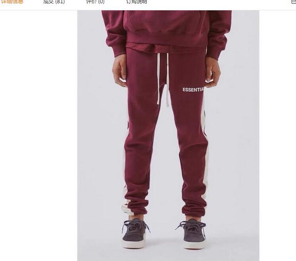 новые лучшее качество спортивные штаны fear of god мужчины женщины хлопок essentials повседневная бегунов шорты хип-хоп спортивные штаны брю, Black
новые лучшее качество спортивные штаны fear of god мужчины женщины хлопок essentials повседневная бегунов шорты хип-хоп спортивные штаны брю, Black