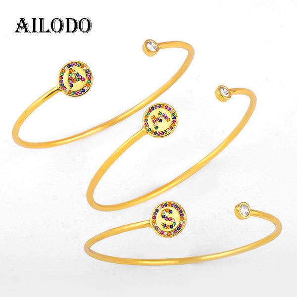 ailodo initial bracelets bangles rainbow cz a-z 26 letters initial charm bracelet bangles for women fashion jewelry gift 20apr52, Black
ailodo initial bracelets bangles rainbow cz a-z 26 letters initial charm bracelet bangles for women fashion jewelry gift 20apr52, Black