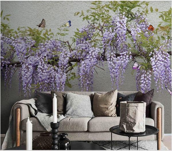 3d room wallpaper custom p mural 3d stereo wisteria flower butterfly tv sofa background wall painting wallpaper for walls 3 d
3d room wallpaper custom p mural 3d stereo wisteria flower butterfly tv sofa background wall painting wallpaper for walls 3 d