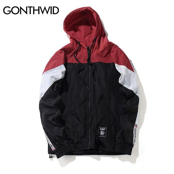 o-neck color block patchwork windbreaker hooded jackets men hip hop full zip up pullover tracksuit jacket fashion streetwear breathable, Black;brown
o-neck color block patchwork windbreaker hooded jackets men hip hop full zip up pullover tracksuit jacket fashion streetwear breathable, Black;brown