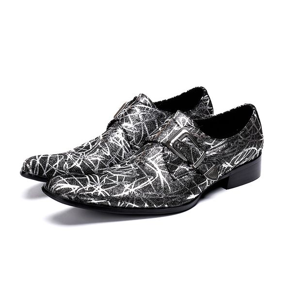 british style fashion buckle strap men's shoes stripe print business dress shoes casual flat, Black
british style fashion buckle strap men's shoes stripe print business dress shoes casual flat, Black