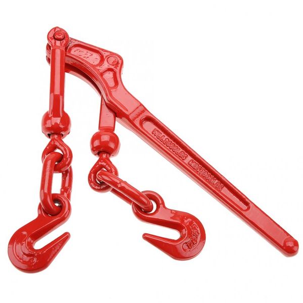 load binder pull lever 1/4 - 5/16" chain hook tie down rigging equipment