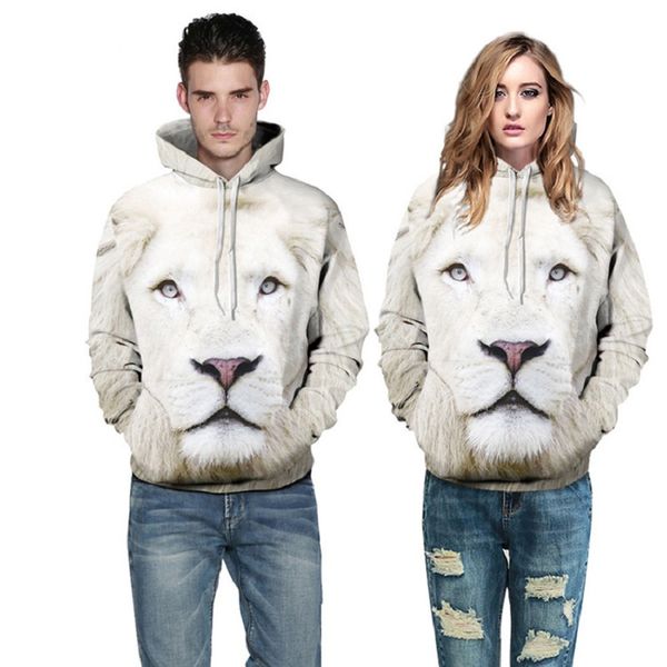 wbddt white 3d lion hoodies men's sweatshirt lady long sleeves animal couple hoodies lovers beast streetwear drop ship, Black
wbddt white 3d lion hoodies men's sweatshirt lady long sleeves animal couple hoodies lovers beast streetwear drop ship, Black